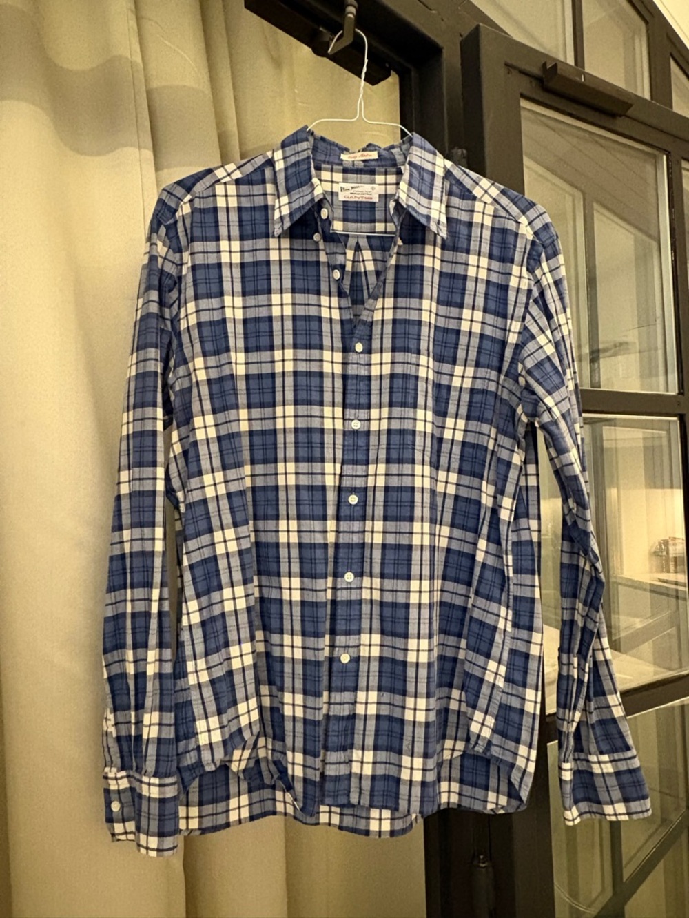 Gant madras vacay lightweight checkered button down